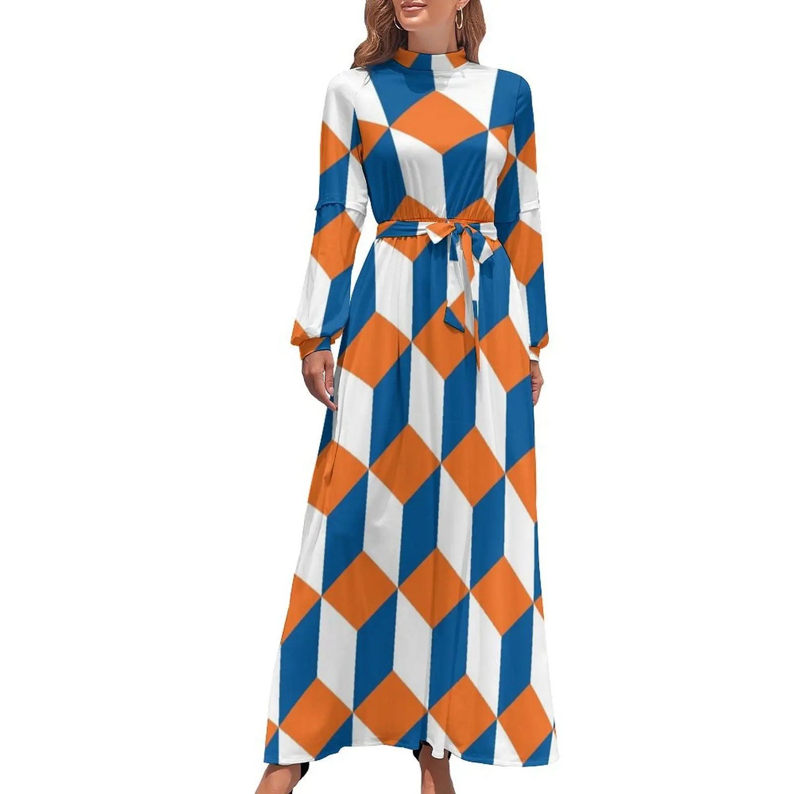 Gainesville - Vestido largo Qbert Traje de verano para mujer Falda de verano Vestido para embarazadas Vestidos de novia para mujer
