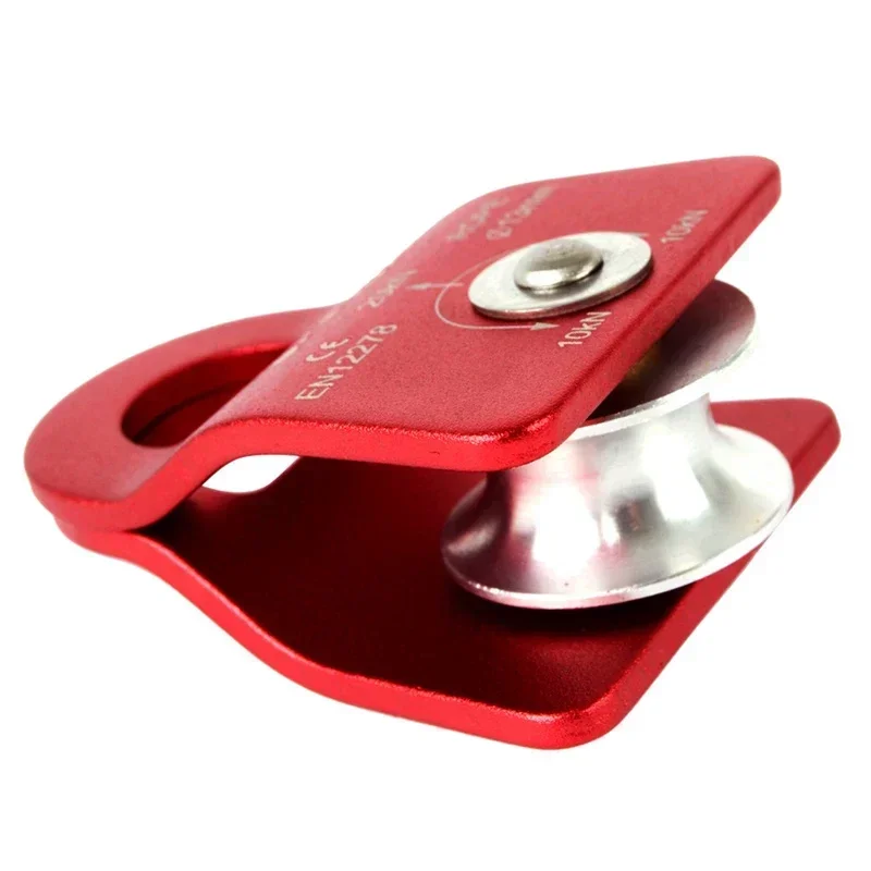 Kleine Riemenscheibe aus Aluminiumlegierung für Frachtheben, Kletterzubehör, einseitige Platte, Radziehen, 20 kN, CE-Zertifizierung