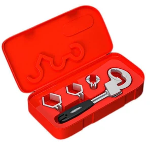 5 шт. гаечный ключ для ванной, многофункциональный регулируемый гаечный ключ, гаечный ключ с широким отверстием и сменной головкой