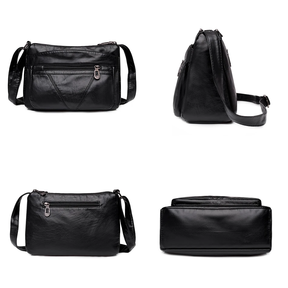 Soft Leather Women Bags Trends Shoulder Bag Luxury Designer Handbag Purses for Female Classic Crossbody Sac crossbody bag women shoulder bag