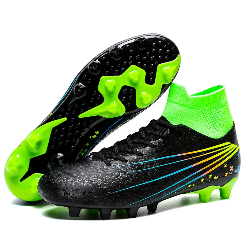 Big Size 35-47 High Top Baseball Shoes Comfortable Baseball Training Shoes Non Slip Long Spiked Sneakers Outdoor Sports