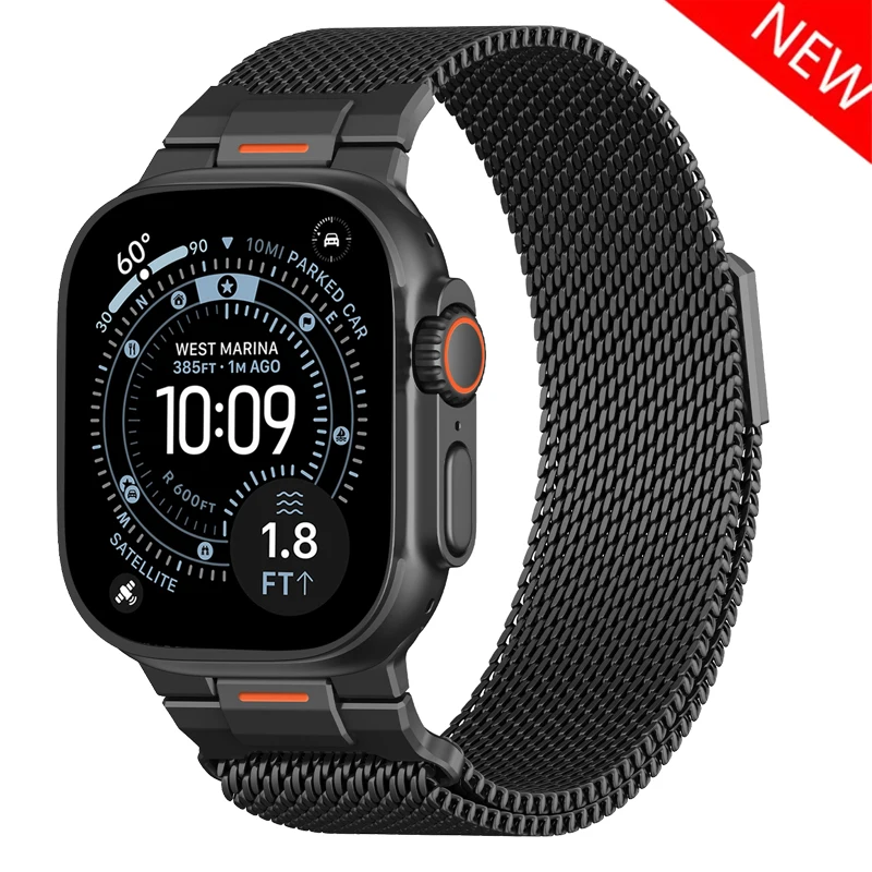 Bracelet à boucle milanaise pour Apple watch Ultra 3 2 bandes 49mm 46mm 44mm 41mm 45mm 42mm 40mm Bracelet iWatch série 11 10 9 8 7 6 se 3 1 Bracelet à boucle milanaise pour Apple watch Ultra 3 2 bandes 49mm 46mm 44mm 41mm 45mm 42mm 40mm Bracelet iWatch série 11 10 9 8 7 6 se 3 1