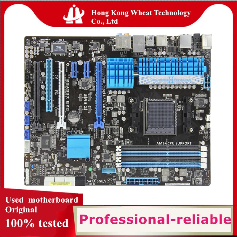 

Материнская плата AMD 990X M5A99X EVO, б/у оригинальная розетка AM3 + AM3 DDR3 32 Гб USB2.0 USB3.0 SATA3, десктопная материнская плата
