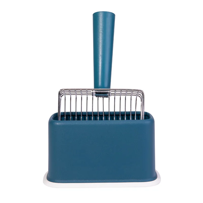 Cat Litter Scoop Set With Long Handle And Stand For Litter Box_voghion.com