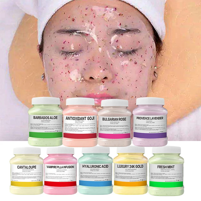 Floral Scented Moisturizing Jelly Mask - Spa-Grade Skincare for Nourished and Softened Skin