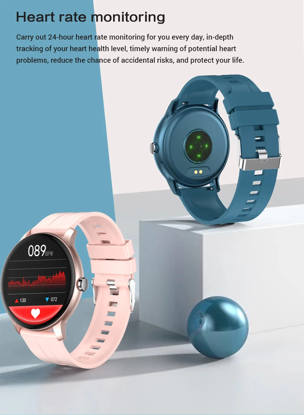 Lightweight Women Smart Watch Bluetooth Call Heart Rate Calories Monitoring Ladies Fashion Healthy Tracker Smart Sports Clock Z2