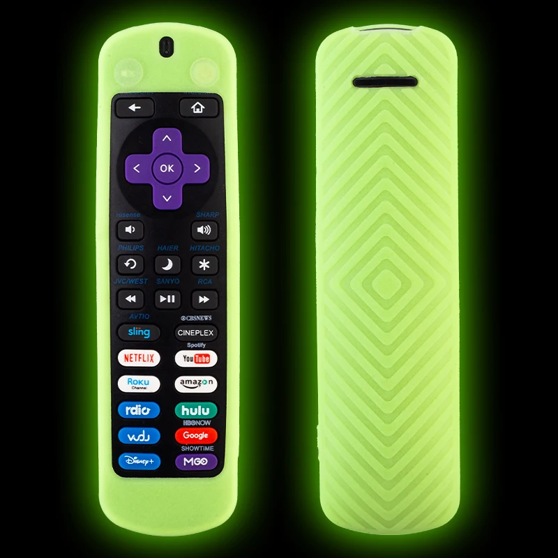 Silicone Case Protective Cover For Universal Multi-function TV Remote Control Cover Glowing In The Dark silicone remote case,silicone remote cover,silicone remote sleeve,remote controller cover,silicone case protector