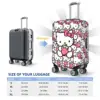 New Hello Kitty Cute Cartoon Suitcase Cover Business Protector Flight Strectch Luggage Case 6