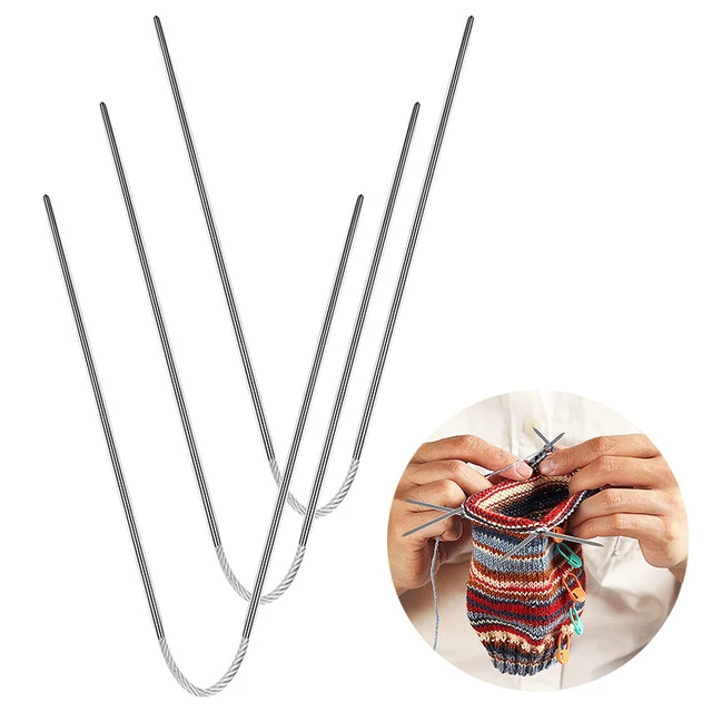 3PCS Knitting Needles Cable Needles Knitting Needles Set Stainless Steel  Knitting Needles For Beginners Round Cable Needles - AliExpress