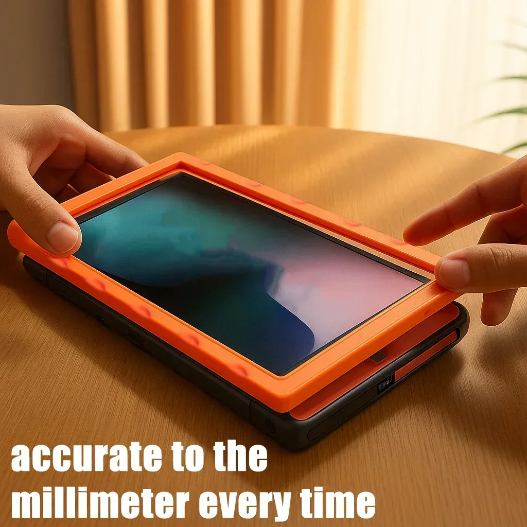 Tempered Glass for Switch 2 Screen Protector with Easy Installation Kit Alignment Frame HD Anti-Scratch Glass Film for Switch2