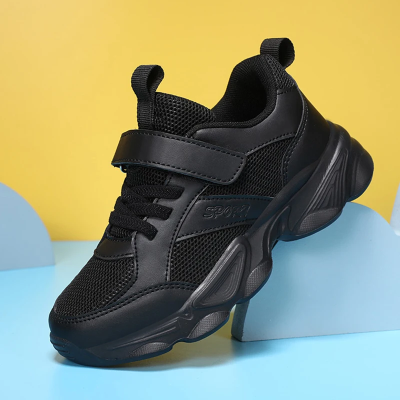 Summer Children Sneaker Boys Casual Shoes Black Breathable Student Running Shoes Fashion Kids Girls Outdoor Sport Tennis Best Sellers In Shoes