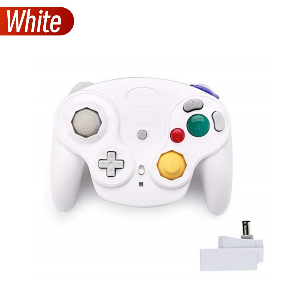 6 色ワイヤレスゲームパッド NGC ゲームコンソール用ジョイスティックゲームキューブコントローラゲームハンドルアクセサリー高品質