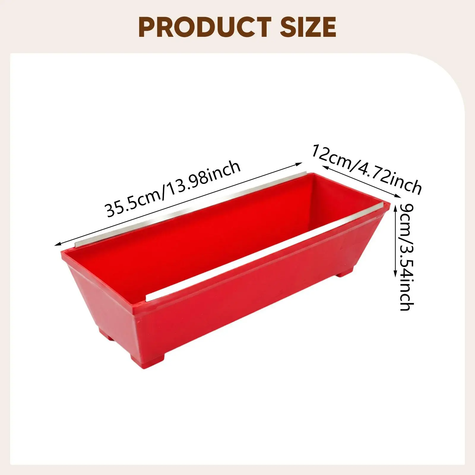 14 inch Mud Pan Multifunctional Reusable Professional Portable High Strength Plastering Mud Tray Drywall Mud Tray Large Capacity