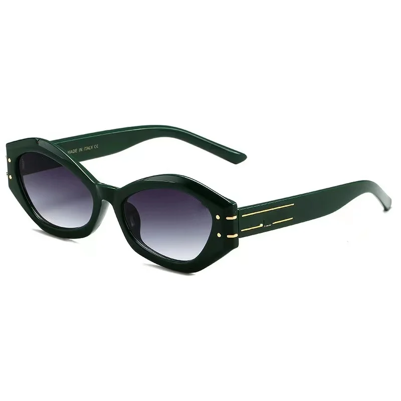 

Luxury Designer Trending Retro Oval Sunglasses Women Small Frame Fashion Brand DI B1U Glasses Pacific Gothic Color Eyew UV400