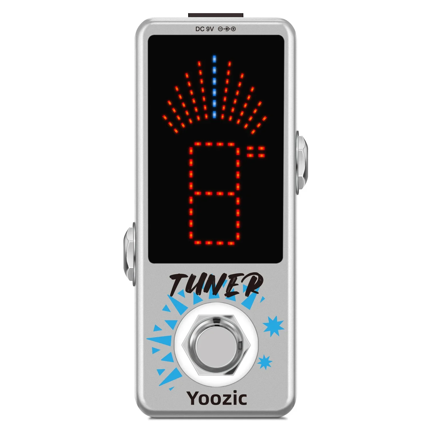 Yoozic Guitar Tuning Pedal Chromatic Guitar Tuning High Precision Pitch Indicator For Guitar Bass True Bypass LT-910