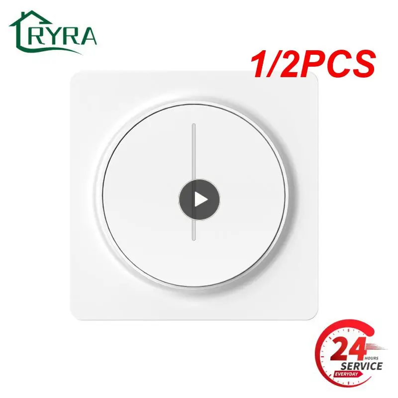 

1/2PCS New WiFi Smart Rotary/Touch Light Dimmer Switch Smart Life/Tuya APP Remote Control Works with Alexa Voice