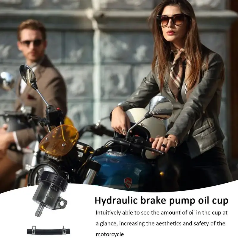 Brake Cylinder Fluid Reservoir Leak-Proof Master Cylinder Tank Matching Design Motorcycle Brake Fluid Reservoir for Motorcycle