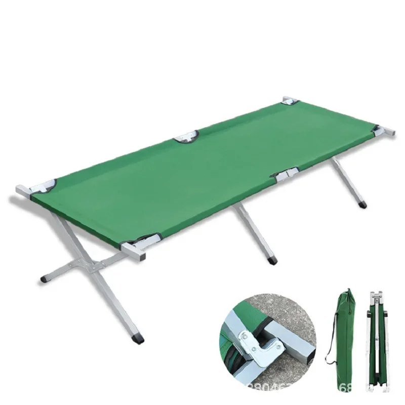 

Outdoor Camping Bed Ultra-light Cot Aluminum Alloy Folding Portable Tent Bed Travel Hiking Light Marching Rescue Chair Supplies