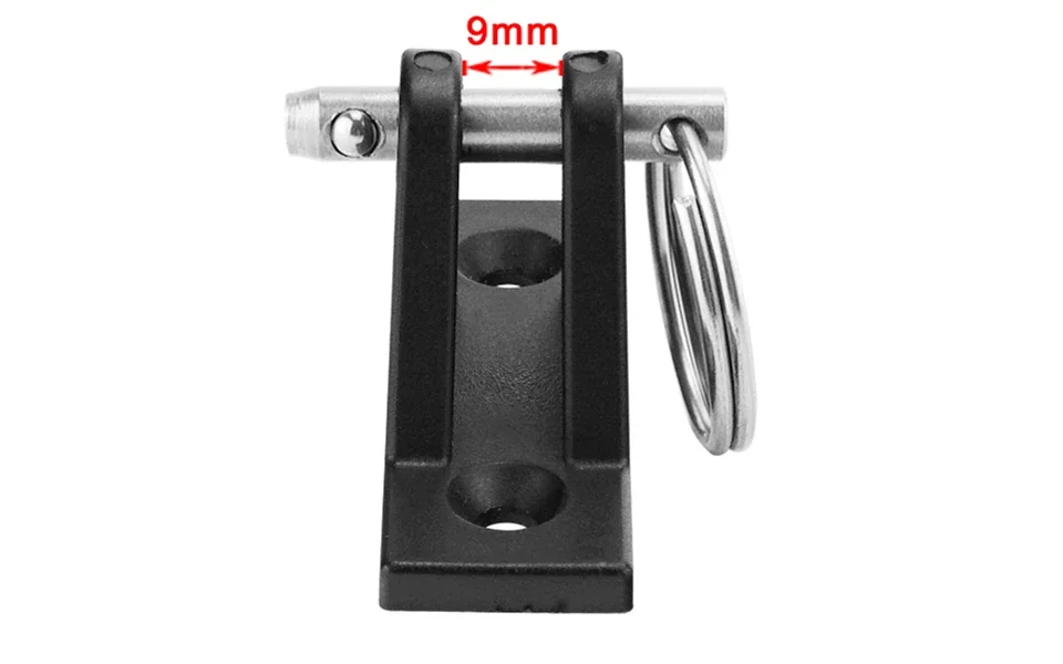 Description Picture 6 of itemNylon Deck Hinge Mount with Quick Release Pin Bracket Kayak Canoe Dinghy Bimini Top Fitting Boat Cover Bimini Sprayhood Canopy