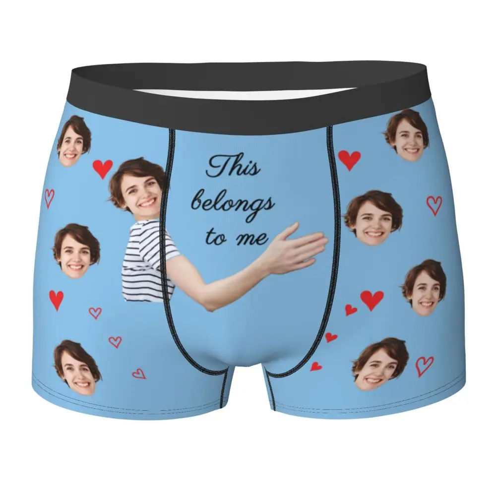 Description Picture 5 of itemValentine's Day Personalize Boxer Face Custom Photo Man's Underwear Gift for Man Boyfriend Anniversary Birthday/Wedding Gifts