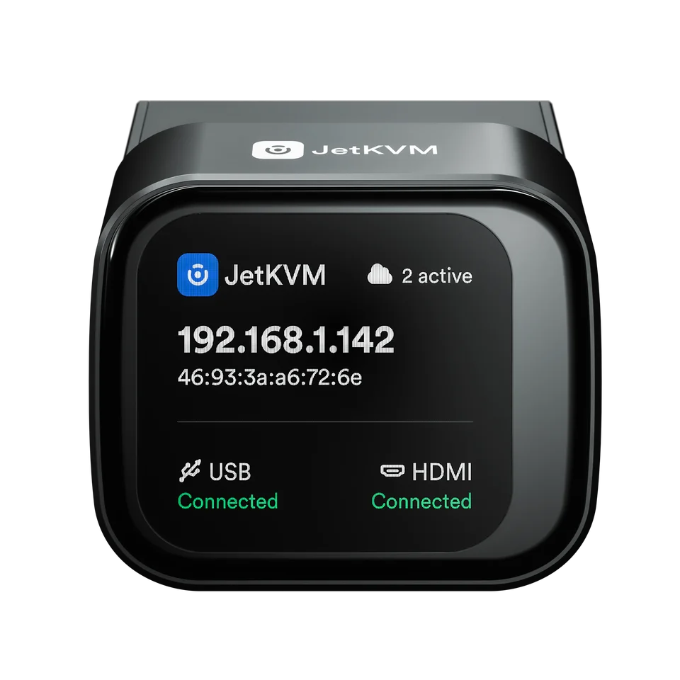 JetKVM IP-KVM オープンソース リモート管理デスクトップ制御デバイス