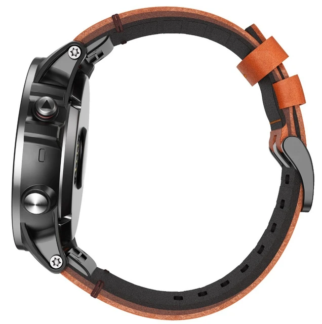 Bracelet en cuir de 22mm pour Garmin Fenix ​​6/6 Pro, bracelet de montre  intelligent de remplacement, dégagement rapide, facile à installer, pour  Garmin Fenix ​​5/5 Plus acheter à prix bas — livraison