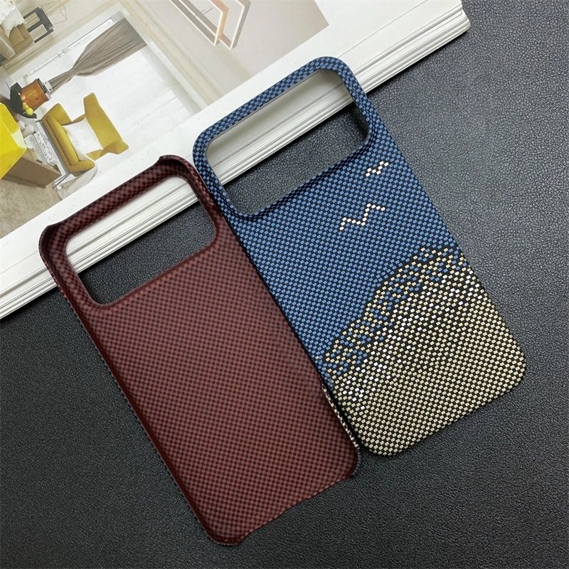 Ultra-Thin Carbon Fiber Texture Protective Case - Skin Feel Hard PC, Stylish Cover