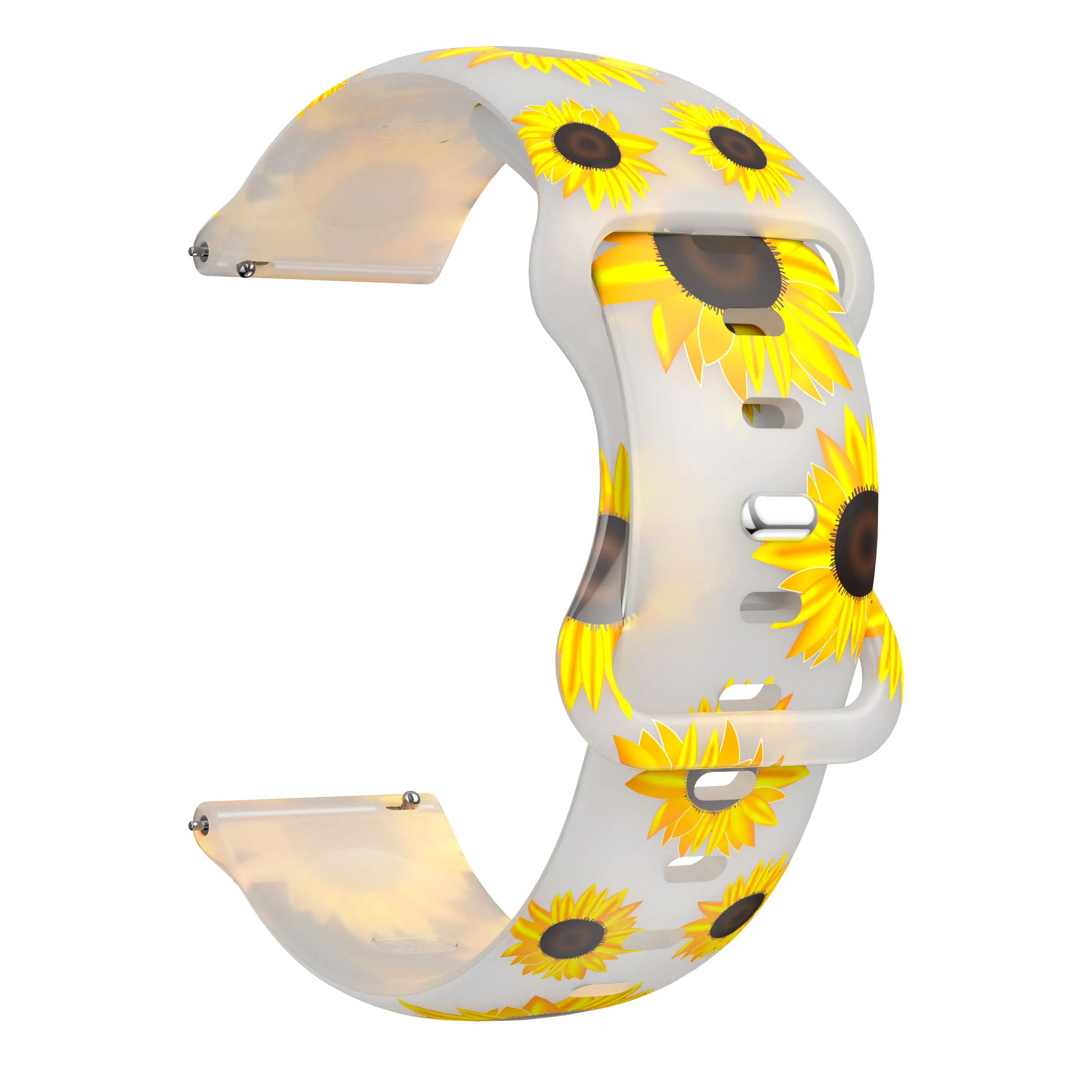 Colorful 20mm Silicone Printed Strap - Premium Replacement Wristband