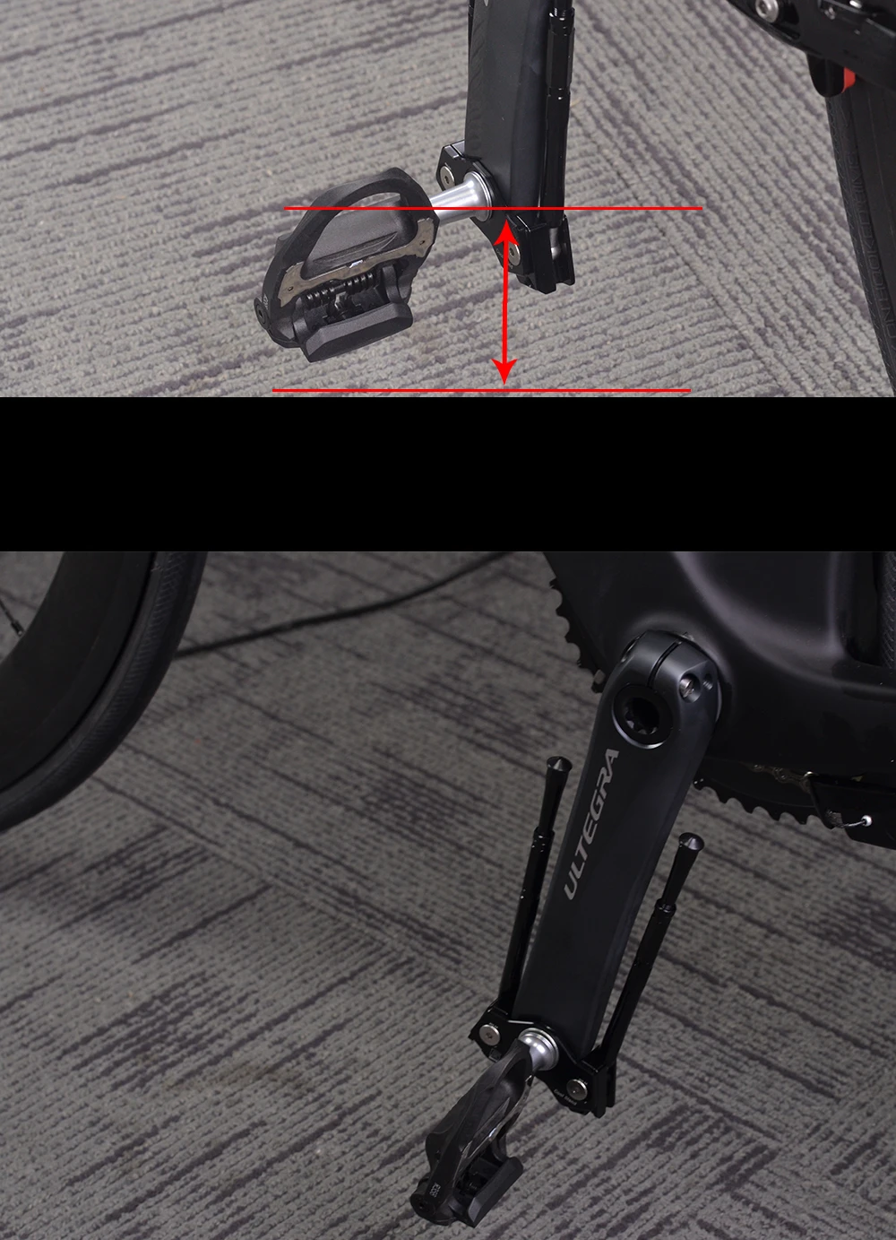 Gearoop Bicycle Crank Kickstand Mtb Road Bike Parking Adjustable Rack