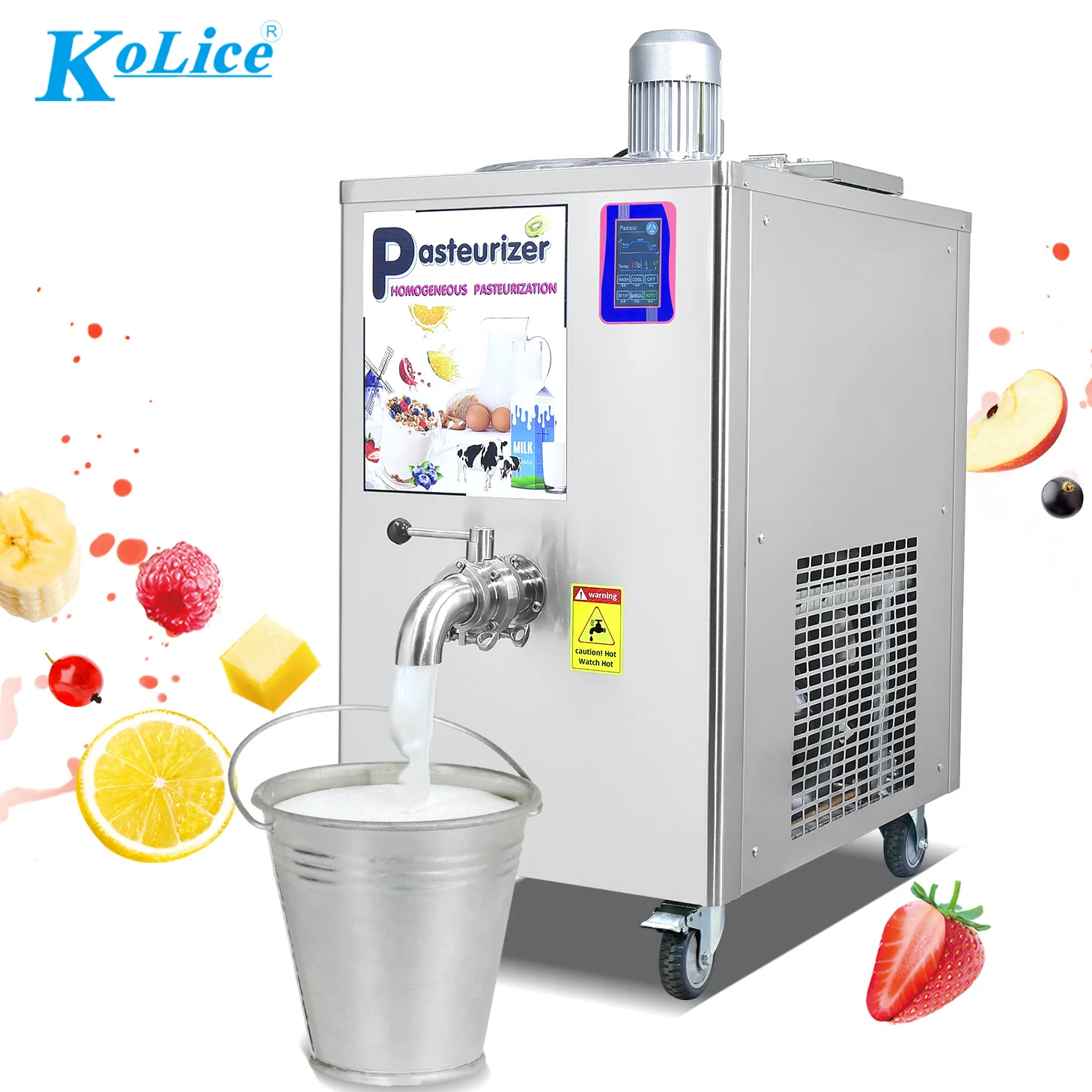 36L Low And High Temperature Pasteurization Batch Pasteurizes/milk Pasteurizer/milk Sterilization Machine With Cooling