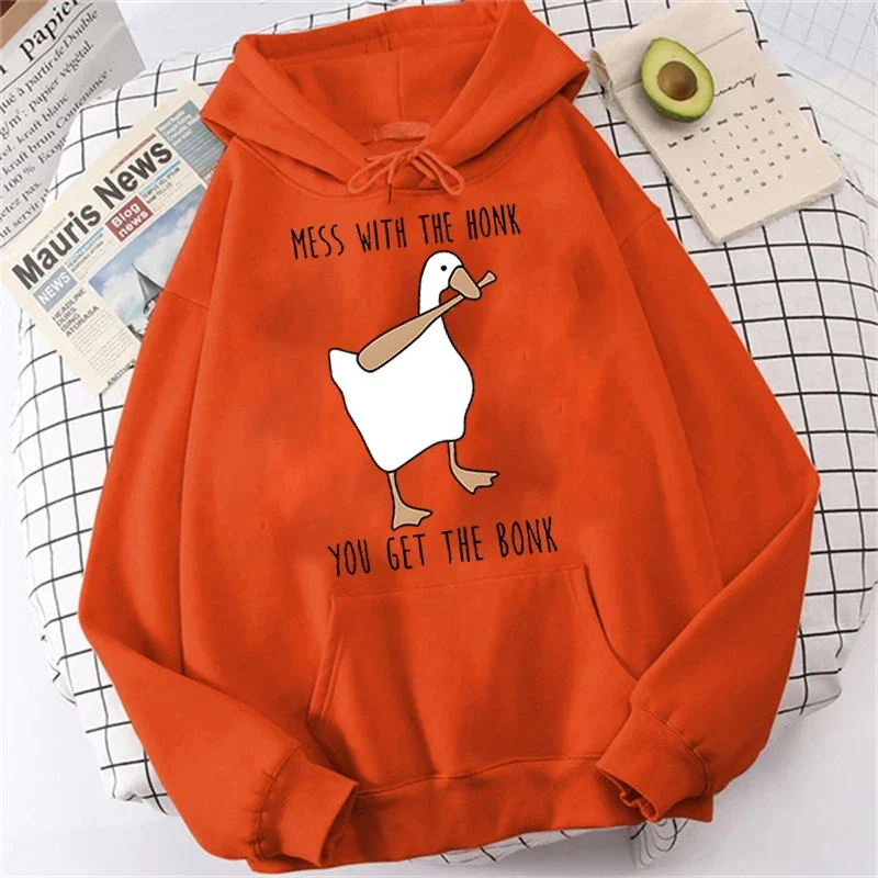 thumbnail image 1 of Sudadera con capucha de pato de béisbol de la paz, jersey de ganso kawaii, sudadera divertida para hombres, sudadera con capucha de gran tamaño para adolescentes, camisetas Kpop, sudadera con capucha, 1 of 5