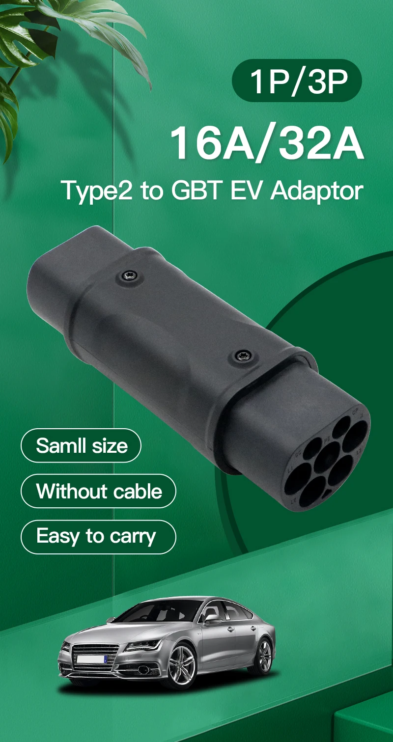 Type 2 to GBT EV Charger Adaptor IEC 62196 To GB China Standard EV Charger Converter Adapter 16A 32A for EVSE Charging 6 Type 2 to GBT EV Charger Adaptor IEC 62196 To GB China Standard EV Charger Converter Adapter 16A 32A for EVSE Charging 1