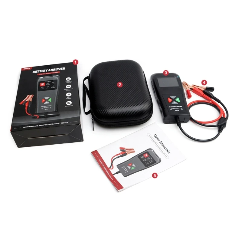 

12V 24V Car Battery Tester 100-2000CCA Battery Test Acid Battery Analyzers