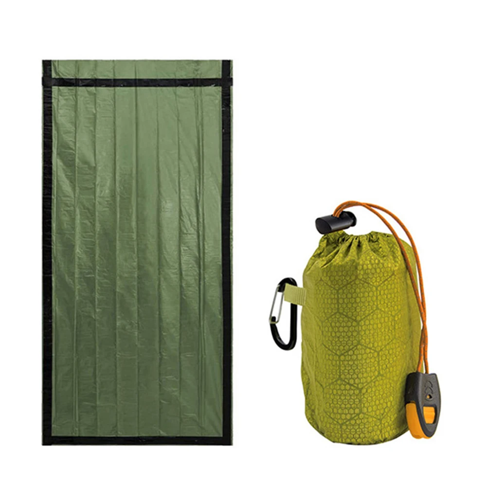 Green blanket W Bag