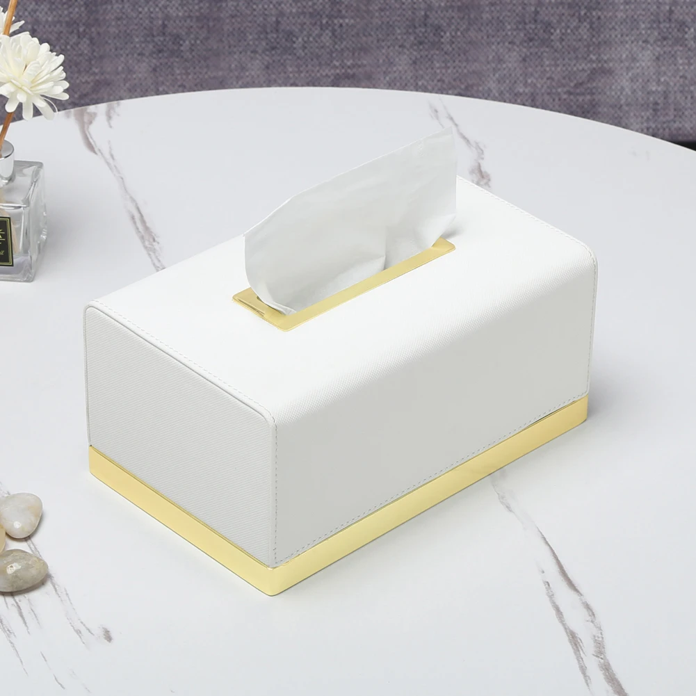 

Держатель для салфеток из искусственной кожи с металлическими краями, 150 страниц