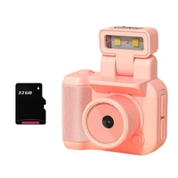 Mini SLR Style Camera Cmos 32GB With Flash Light And Charging Dock Portable Video Recorder DV 1080P With LCD Screen C 1