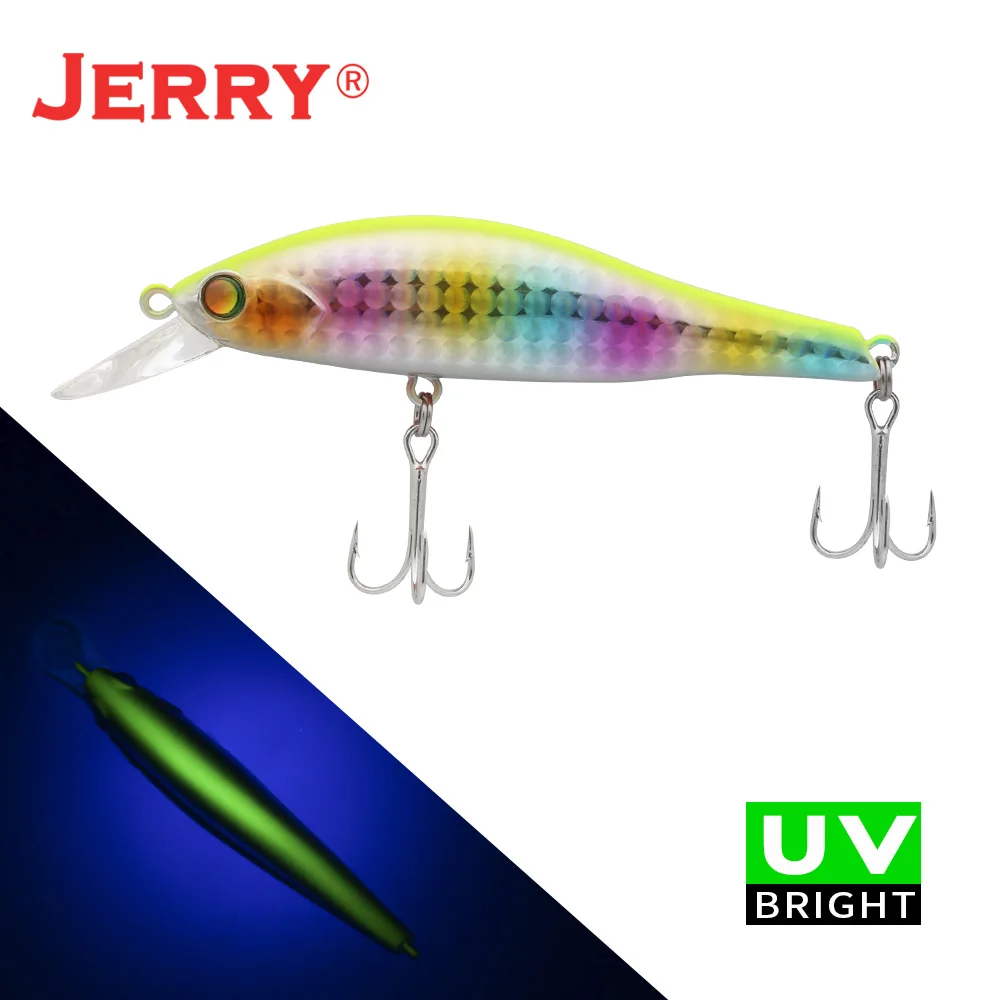 Jerry Squid Deep Diving Jerkbait Minnow Fishing Hard Lures 85mm