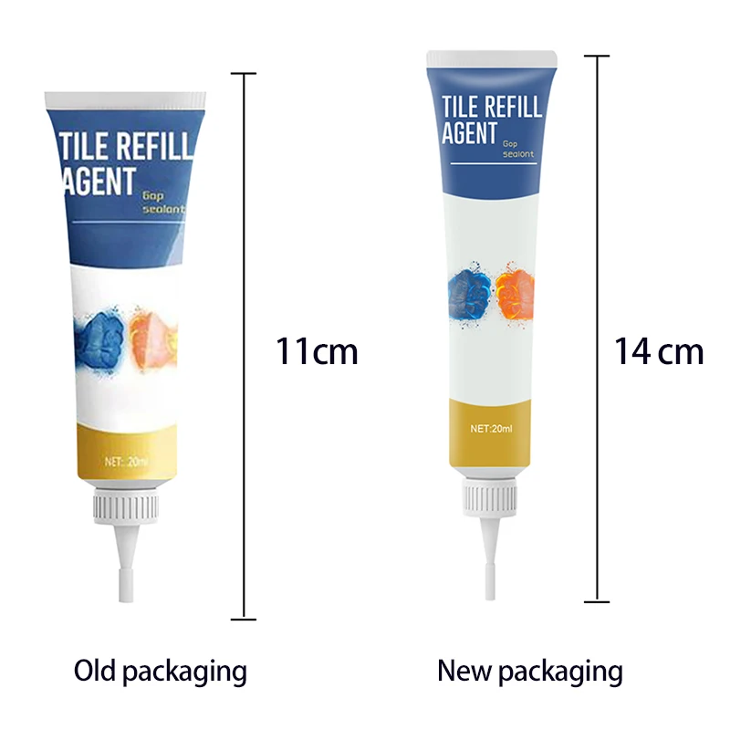 Description Picture 2 of item1PC Professional Tile Gap Repair Agent White Tile Refill Grout Pen Mouldproof Filling Agents Wall Porcelain Bathroom Paint Clean