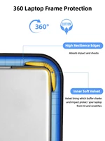 Housse de protection EVICIV pour ordinateur portable 24 pouces, 360°, avec poignée, pour ordinateur de bureau 23-24,5 pouces, sacoche de voyage, sac à main 4