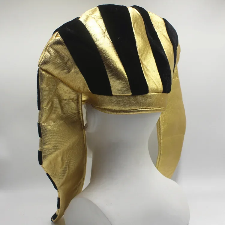 Party Hat Halloween Witch Hat Halloween Hat Lamp Halloween Easter Show Party Hat Egyptian Golden Hat Pharaoh Egyptian Pharaoh Funny Snake Head