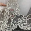 Luxurious Style Tulle Curtain for Living Room Bedroom Embroidery Flower Indoor Decorative Window Sheer Home Customize 6