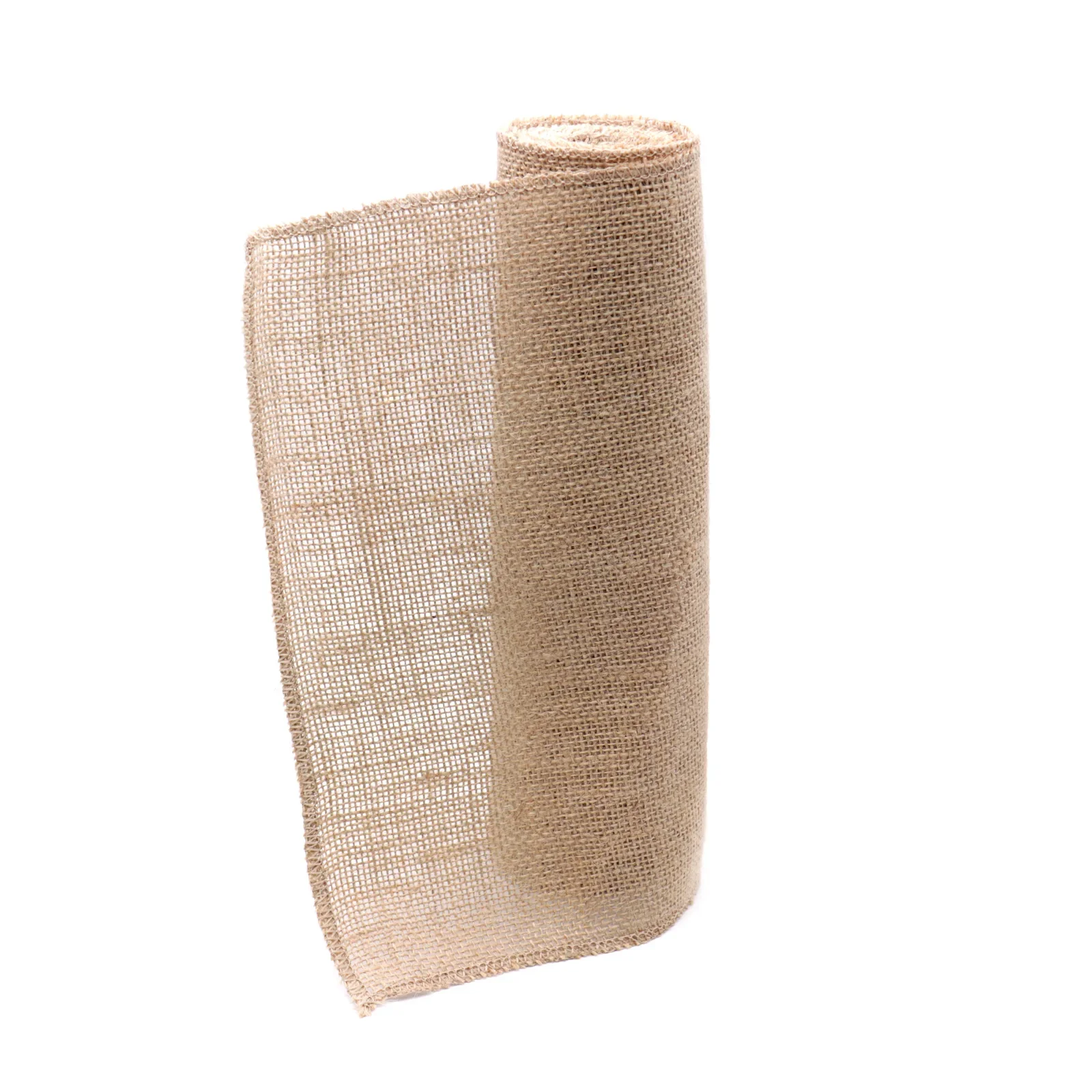 Description Picture 4 of item30cm Width 10M Jute Linen Delicate Vintage Natural Table Runner Burlap Rustic Khaki Party Country Wedding Decoration Decoration