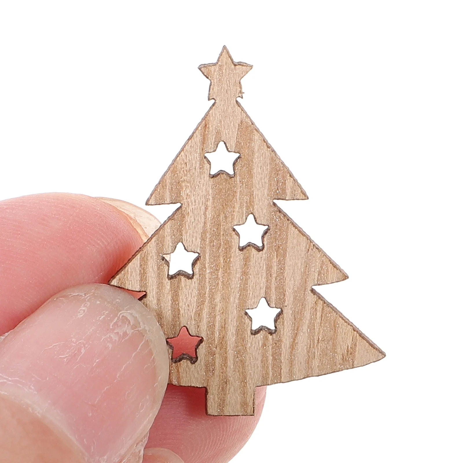54 Pcs Christmas Wood Craft Blanks 3