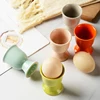 Ceramic Egg Cup Holders Macaron Color Creative Serving Cups Ins Style Egg Holder Cup Breakfast Banquet Eggs Base Kitchen Gadgets 3