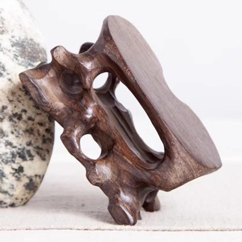 Chicken Wing Wood Small Base, Solid Wood, Chinese Style, Retro Decoration, Bracket, Jade Head, strange Stone, Tea Cup Holder