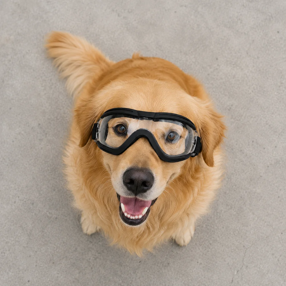 Dog Sunglasses - UV Protection & Adjustable Fit, Fashionable and Windproof