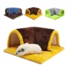 Warm Guinea Pig Hideout Tunnel Bed, Soft Removable Guinea Pig Tunnels And Tubes for Cage, Guinea Pig Hides Fleece For Rat, Sturd 1
