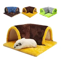 Warm Guinea Pig Hideout Tunnel Bed, Soft Removable Guinea Pig Tunnels And Tubes for Cage, Guinea Pig Hides Fleece For Rat, Sturd 1