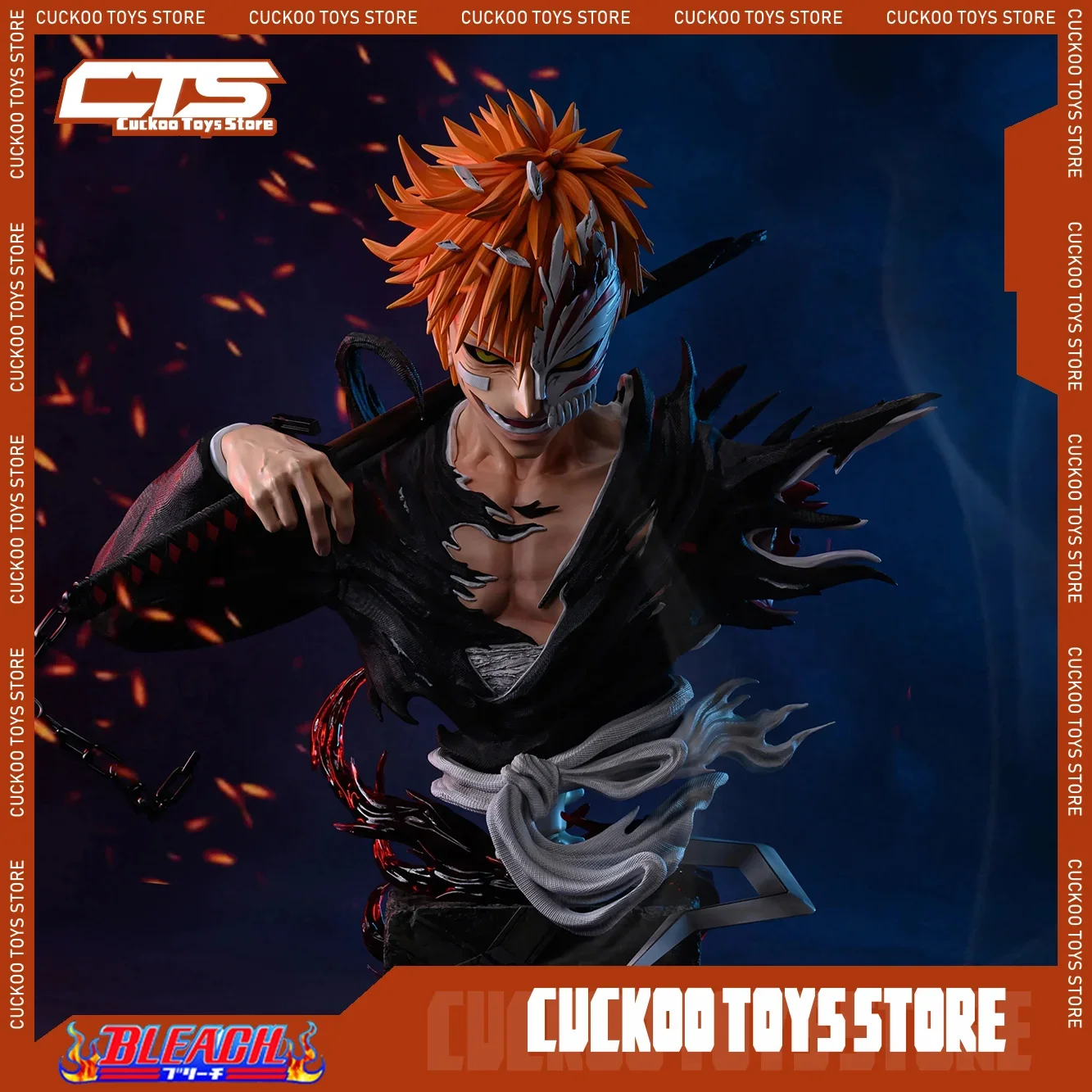 

Отбеливающие фигурки Kurosaki Ichigo, фигурка 70 см, статуя из ПВХ Gk, статуэтка коллекция моделей кукол, настольные игрушки, подарок