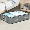 1pc/2pcs/3pcs Dustproof Under Bed Storage Box with Reinforced Handles for Comforter Blanket  Pillow and Toys Bedroom Accessories 2